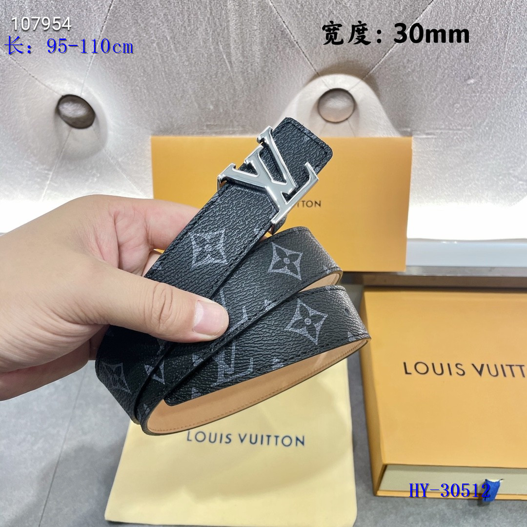LV Belts 3.0 cm Width 056